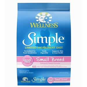 Wellness Simple Limited Ingredient dog food for Pomeranian