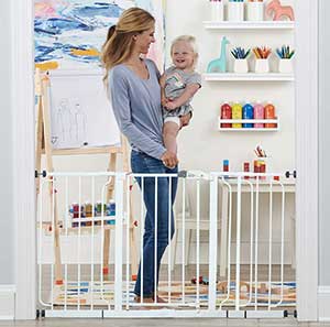 xtra Wide Span Walk Through baby gate or dog gate