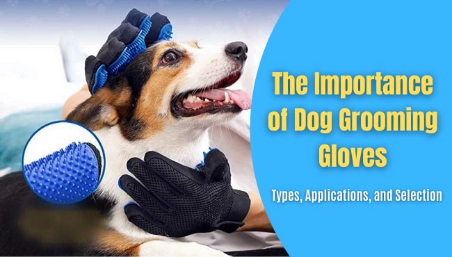 dog grooming gloves