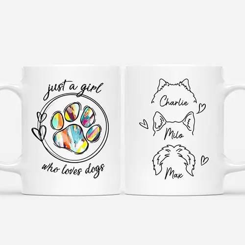 Customized Dog-Themed Mug