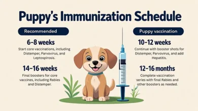 Immunization Schedule for Puppies