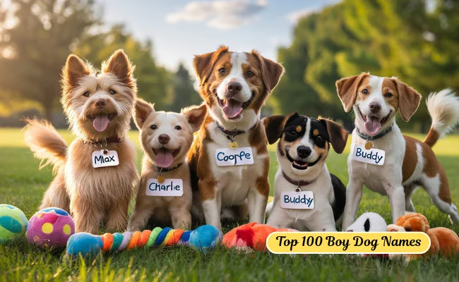 boy dog names