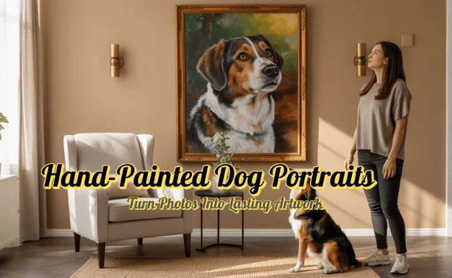 Hand-Painted Dog Portraits