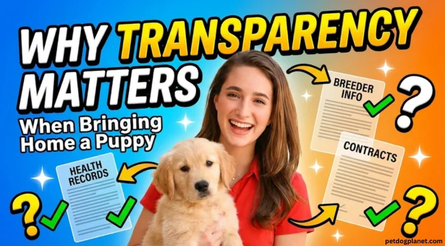Why Transparency Matters When Bringing Home a Puppy