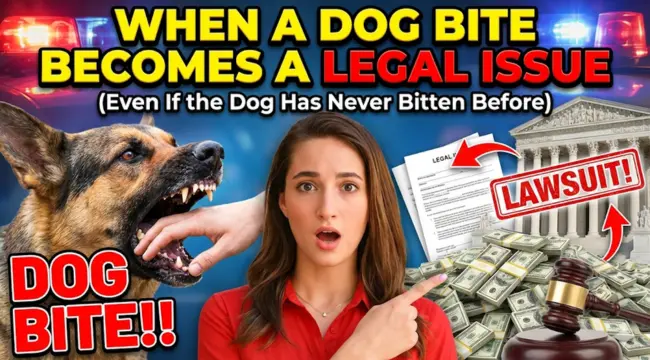 When a Dog Bite Becomes a Legal Issue