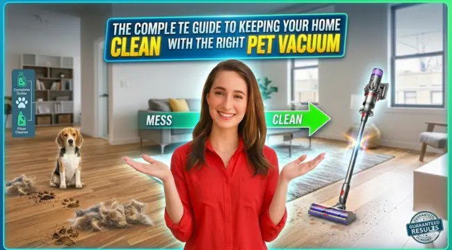 The Complete Guide to Keeping Your Home Clean with the Right Pet Vacuum and Floor Cleaner
