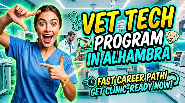 How a Vet Tech Program Alhambra Helps You Work with Veterinarians Faster