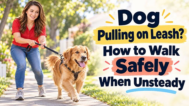 The Dog Pulls on the Leash. Your Feet Don’t Feel Steady Anymore